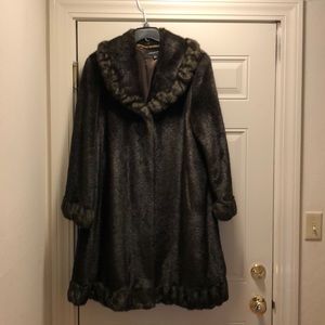 Jones NY Faux fur coat